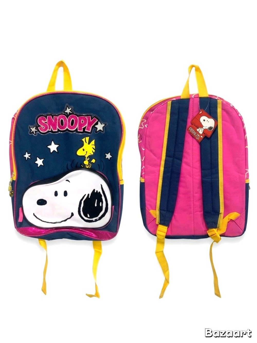 Snoopy Kids Backpack - Blue & Pink - Picture 3 of 6